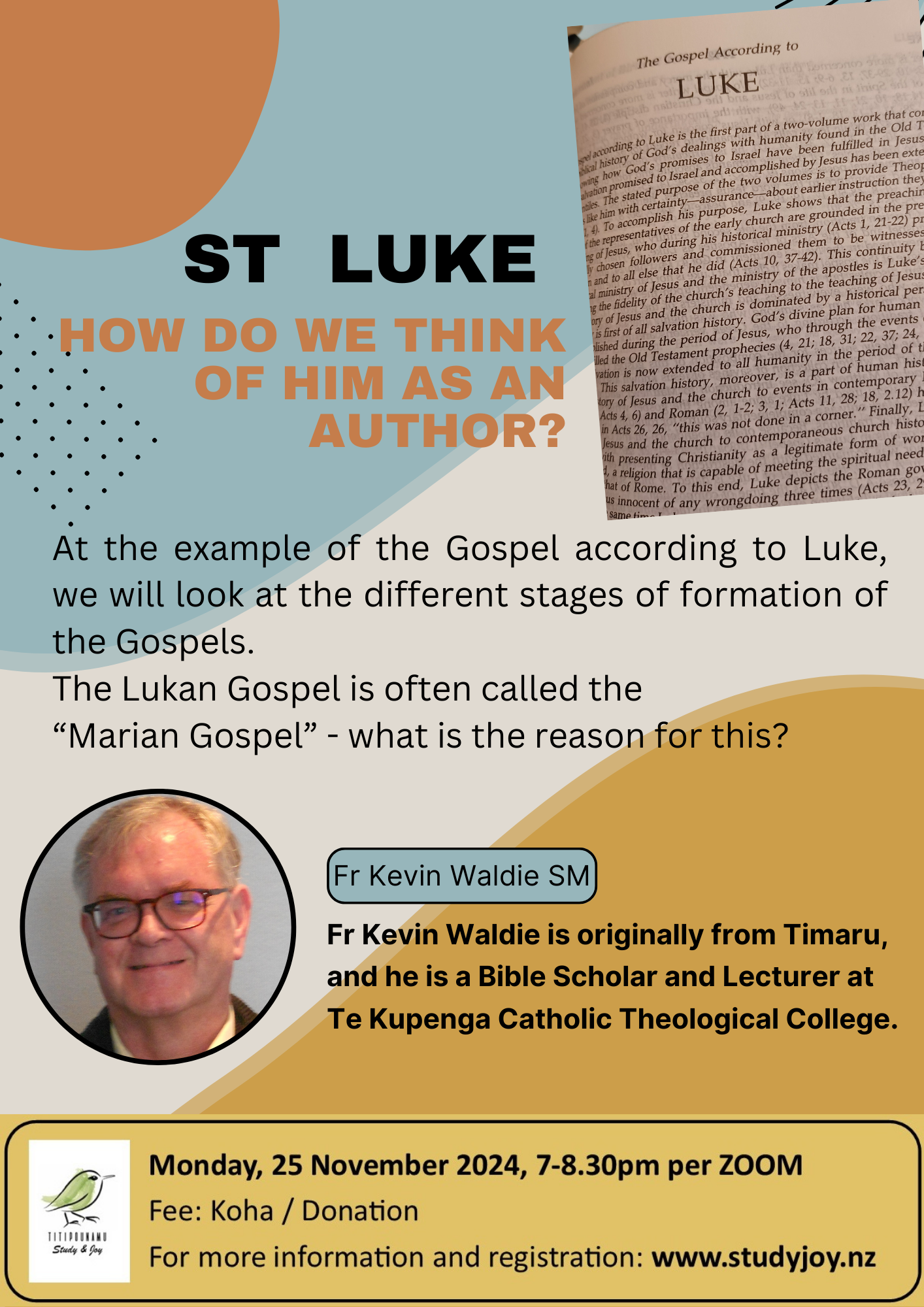 Read more about the article St Luke – How do we think of him as an author?